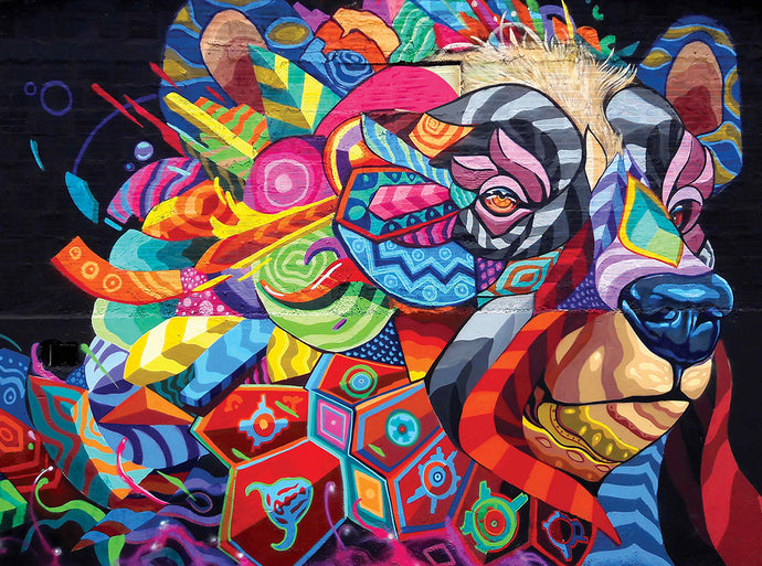 Oso (bear) mural 1000 piece jigsaw puzzle